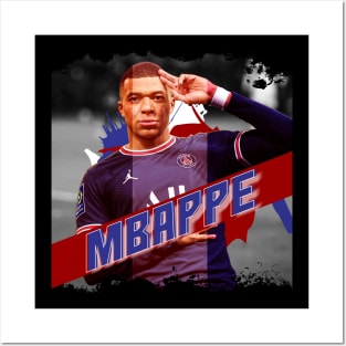 Mbappe, france striker poster Posters and Art